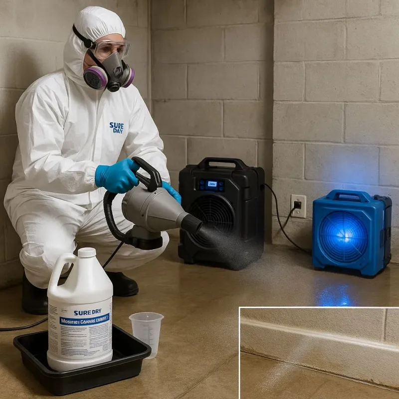 Sanitization and Odor Removal process in Swanton, OH