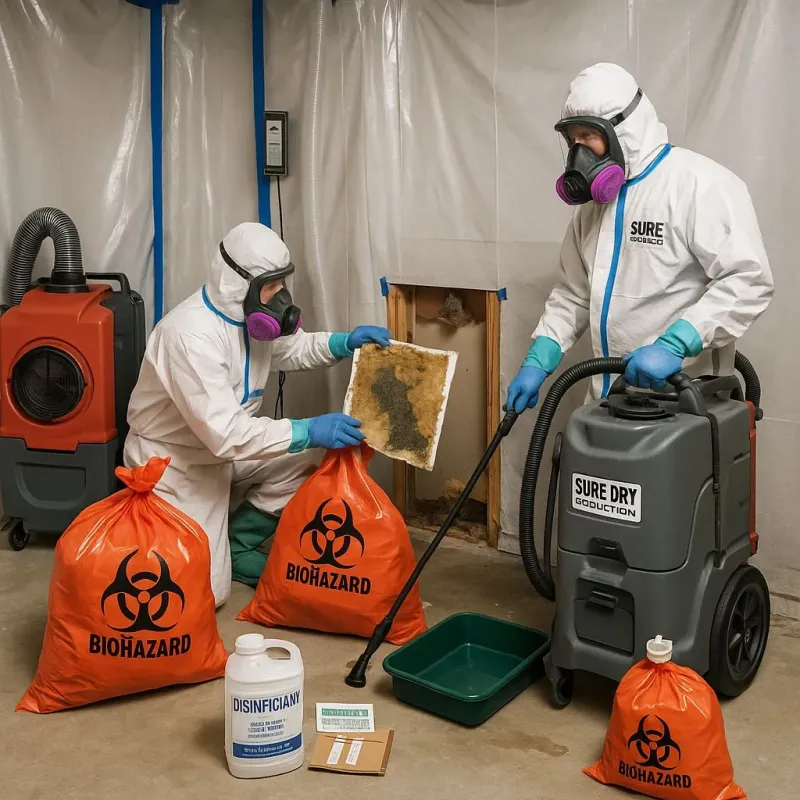 Contaminated Water Handling Protocols process in Swanton, OH